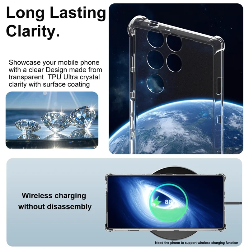 IMAK For ZTE nubia RedMagic 11 Pro 5G / 11 Pro+ 5G Case TPU Phone Cover Airbag Shockproof Protection