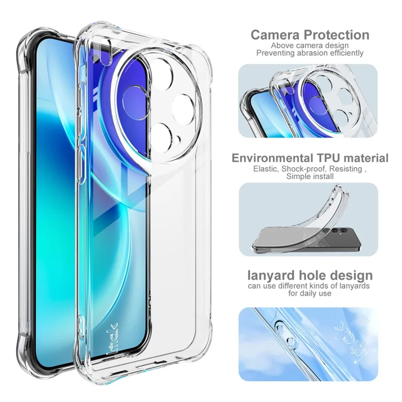 Custodia IMAK per vivo X300 5G Cover Telefono TPU Protezione Antiurto Airbag