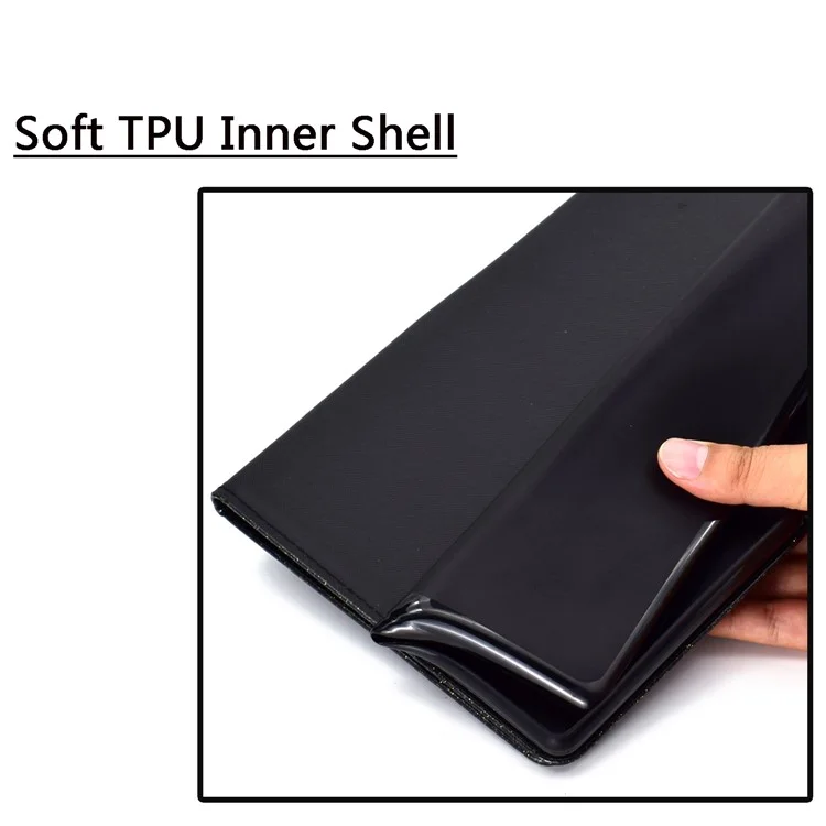 Per iPad 10.9 (2022) Glitter Powder PU Leather Tablet Case Auto Wake / Sleep Anti-scratch Cover with Stand Card Holder - Rosa