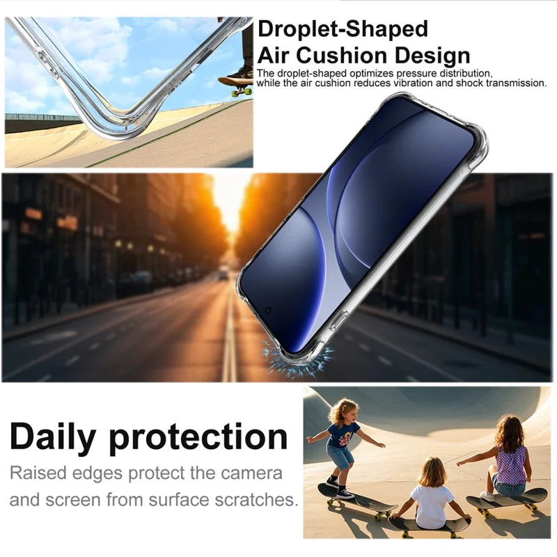 IMAK For Oppo Find X9 5G Case TPU Phone Cover Airbag Shockproof Protection