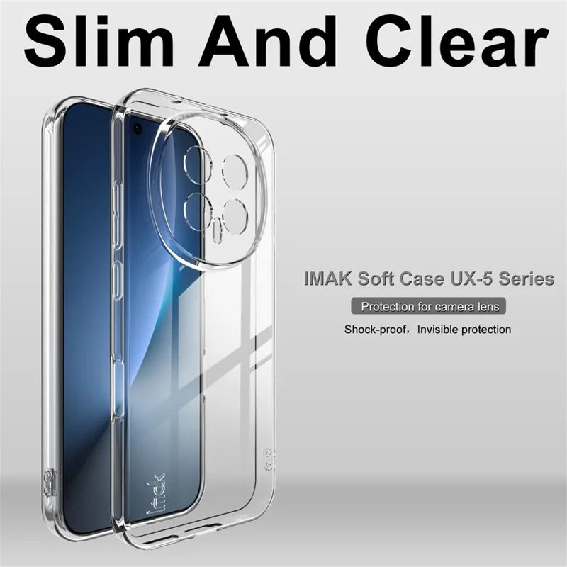 IMAK UX-5 Series For Honor Magic8 5G Funda Protectora de TPU Transparente para Teléfono Móvil