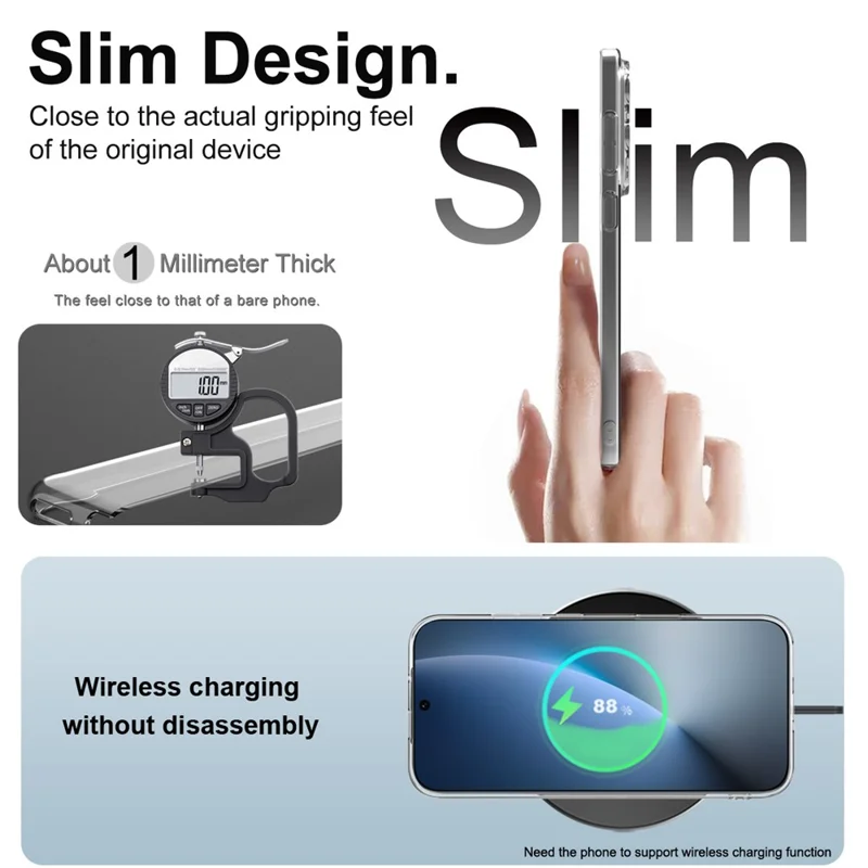 IMAK UX-5 Series For Honor Magic8 5G Funda Protectora de TPU Transparente para Teléfono Móvil