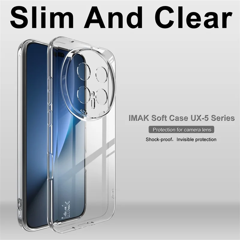 IMAK UX-5 Series For Honor Magic8 Pro 5G Transparent TPU Phone Case Protective Phone Cover