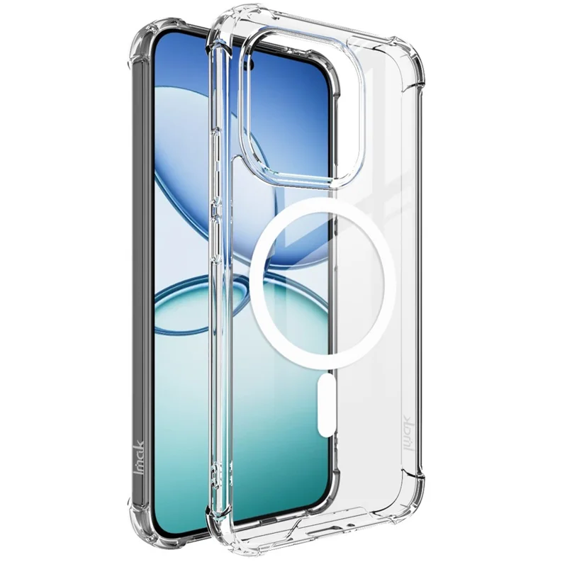 IMAK Obudowa na Xiaomi 15T Kompatybilna z MagSafe, Odporna na Uderzenia, Przezroczysta Obudowa PC TPU