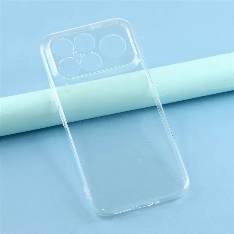 Funda trasera ultra fina y flexible de TPU transparente para Xiaomi Redmi K90 Pro Max 5G