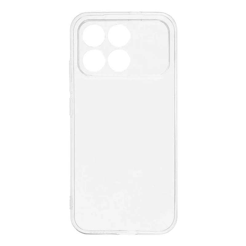 Capa Traseira para Xiaomi Redmi K90 5G Ultra Fina Flexível TPU Transparente para Celular