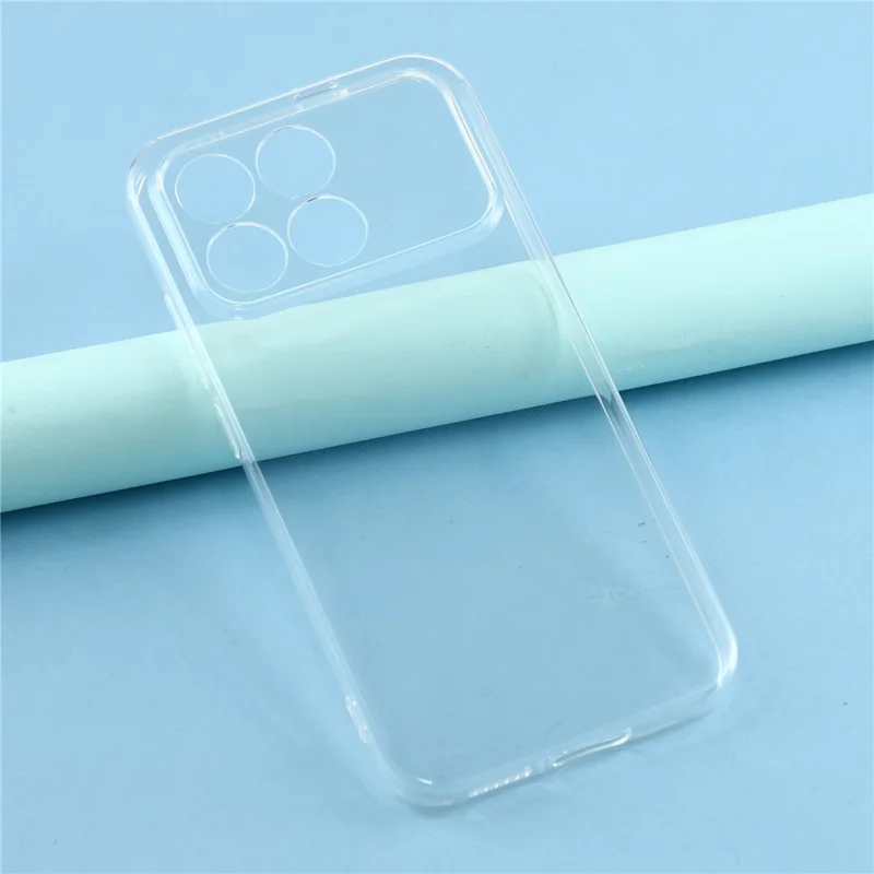 Capa Traseira para Xiaomi Redmi K90 5G Ultra Fina Flexível TPU Transparente para Celular