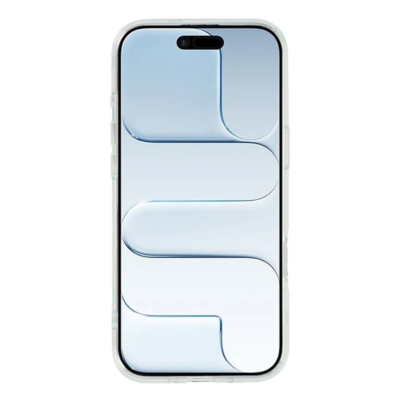 For iPhone Air Case Little Heart Pattern TPU + PC Protective Phone Cover Compatible with MagSafe - Blue