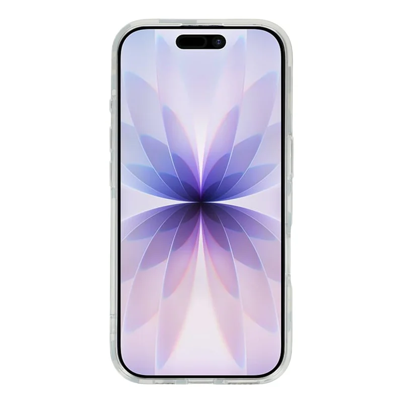 Custodia per iPhone 16 compatibile con MagSafe, motivo floreale in TPU PC, cover posteriore per telefono - Arancione