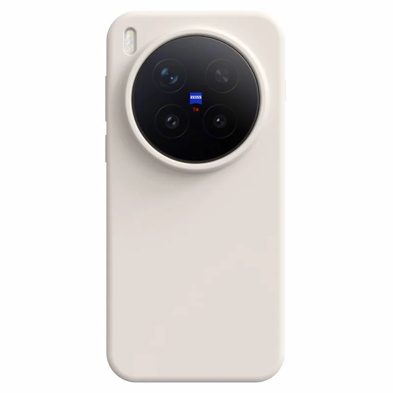 Чехол для vivo X300 Pro 5G Skin-Friendly Liquid Silicone + PC Phone Cover - Antique White