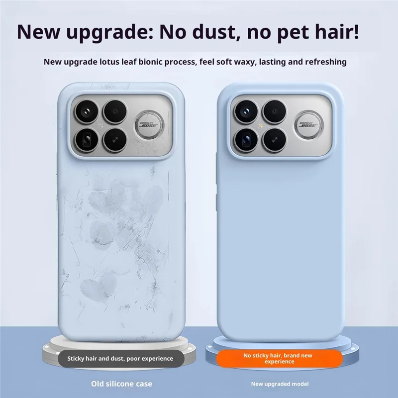 Voor Xiaomi Redmi K90 Pro Max 5G / Poco F8 Ultra hoesje Vriendelijk voor de huid Vloeibaar siliconen + PC telefoonhoesje - Wit