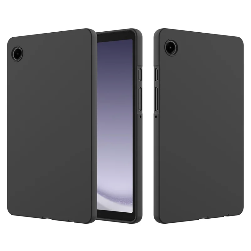 Funda para Samsung Galaxy Tab A11 de Silicona Líquida Antiarañazos - Negro