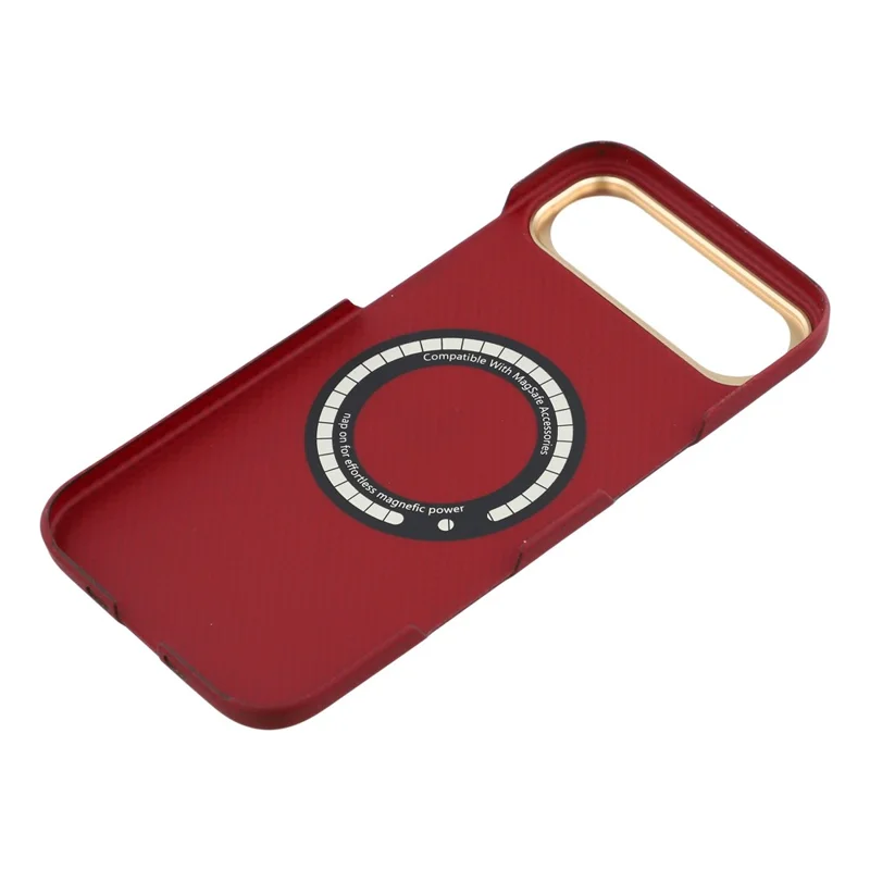 For iPhone Air Magnetic Case Fine Grid Aramid Fiber Phone Cover with Metal Lens Frame