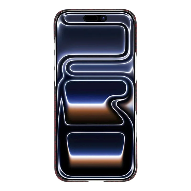 For iPhone 17 Pro Magnetic Case Camouflage Pattern Aramid Fiber Phone Cover with Metal Lens Frame