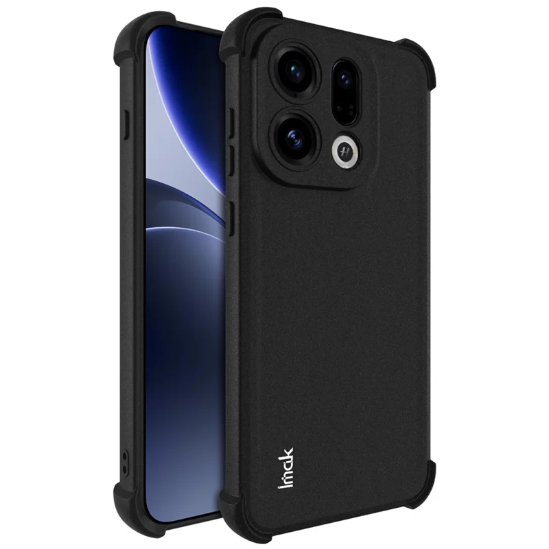 IMAK For Oppo Find X9 5G Case TPU Phone Cover Airbag Shockproof Protection - Matte Black