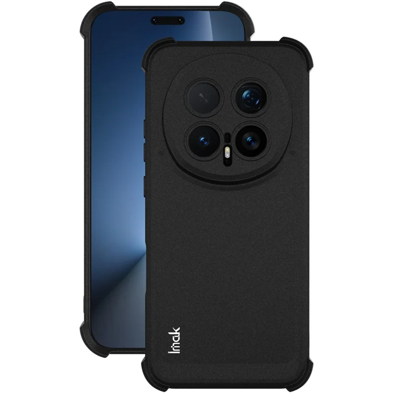 IMAK For Honor Magic8 Pro 5G Capa de Telefone TPU Proteção Airbag à Prova de Choque - Preto Fosco