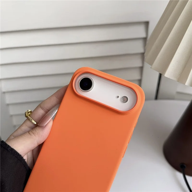 For iPhone Air Compatible with MagSafe Liquid Silicone Phone Back Cover (No Logo) - Orange