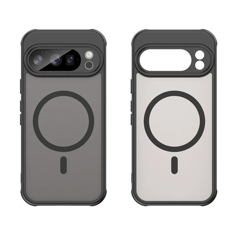 Bulk Purchasing For Google Pixel 10 Pro Magnetic Case Anti Drop PC + TPU Phone Cover - Black