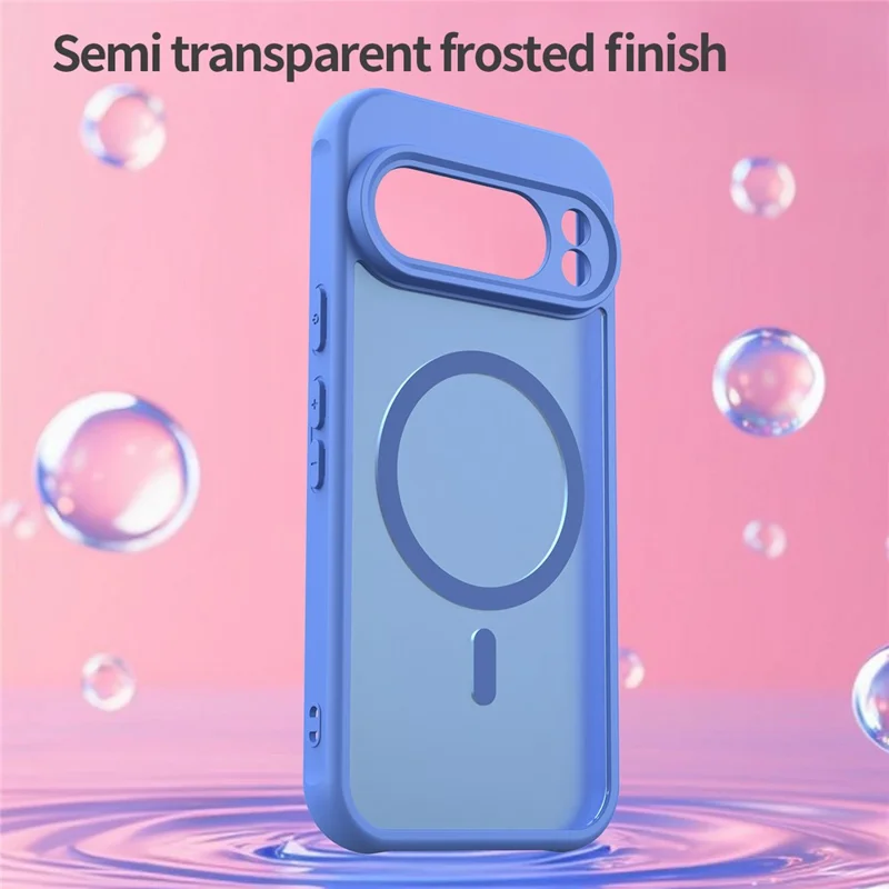 Bulk Purchasing For Google Pixel 10 Pro Magnetic Case Anti Drop PC + TPU Phone Cover - Baby Blue