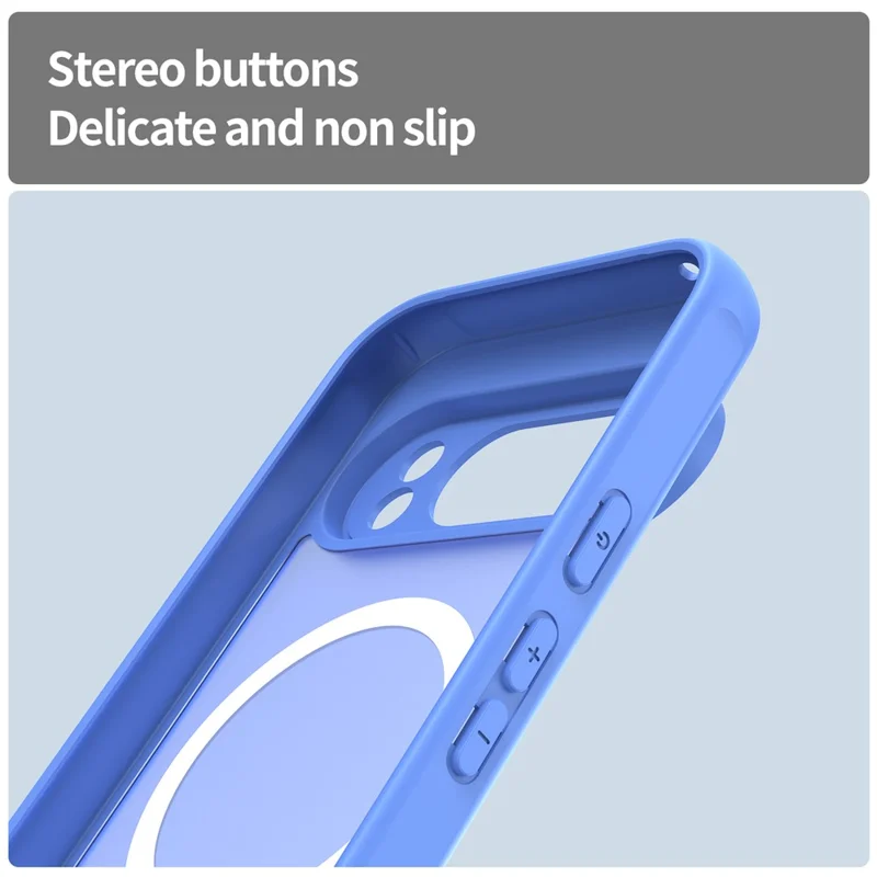 Bulk Purchasing For Google Pixel 10 Pro Magnetic Case Anti Drop PC + TPU Phone Cover - Baby Blue