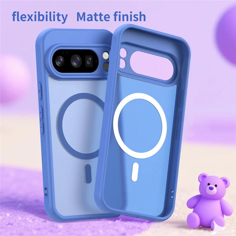 Bulk Purchasing For Google Pixel 10 Pro Magnetic Case Anti Drop PC + TPU Phone Cover - Baby Blue