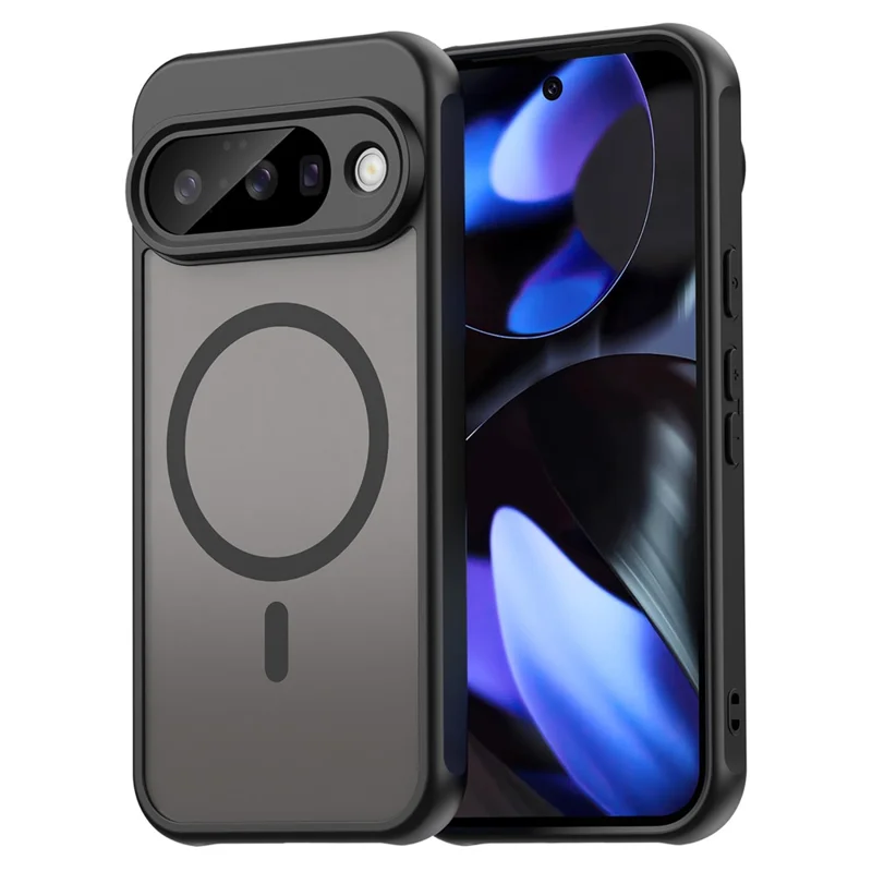 Compra em Massa para Capa do Google Pixel 10 Compatível com MagSafe Anticorrosão PC + Capa de Telefone TPU - Preto