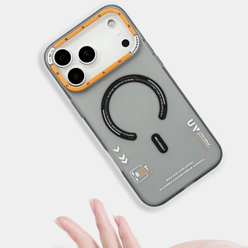 PAIKA M1 Series For iPhone 17 Pro Max Case Compatible with MagSafe Matte PC + TPU Phone Cover - Transparent White
