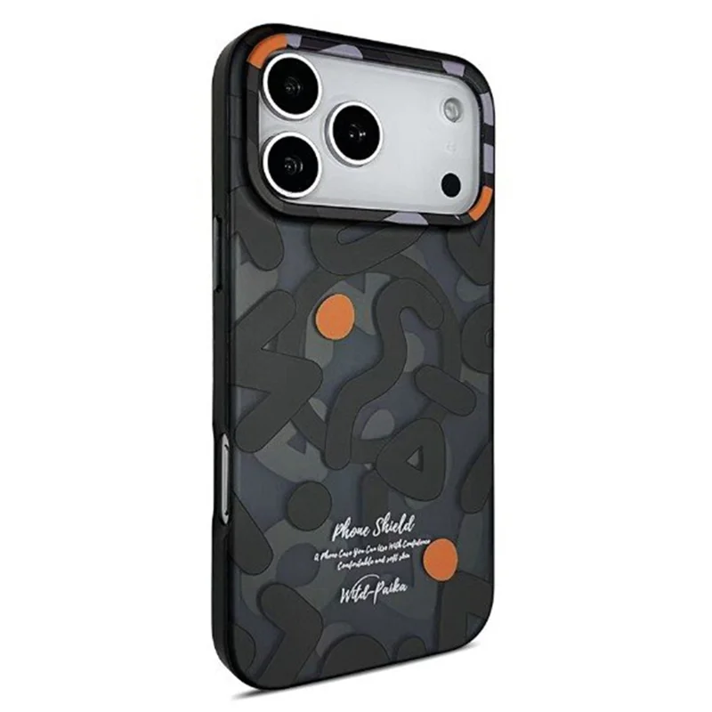 PAIKA Graffiti Series For iPhone 17 Pro Max Case Compatible with MagSafe PC + TPU Phone Cover - Black