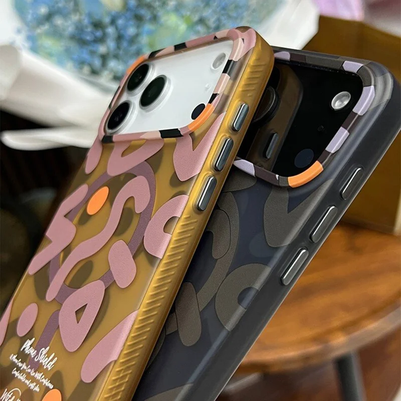 PAIKA Graffiti Series For iPhone 17 Pro Max Case Compatible with MagSafe PC + TPU Phone Cover - Black