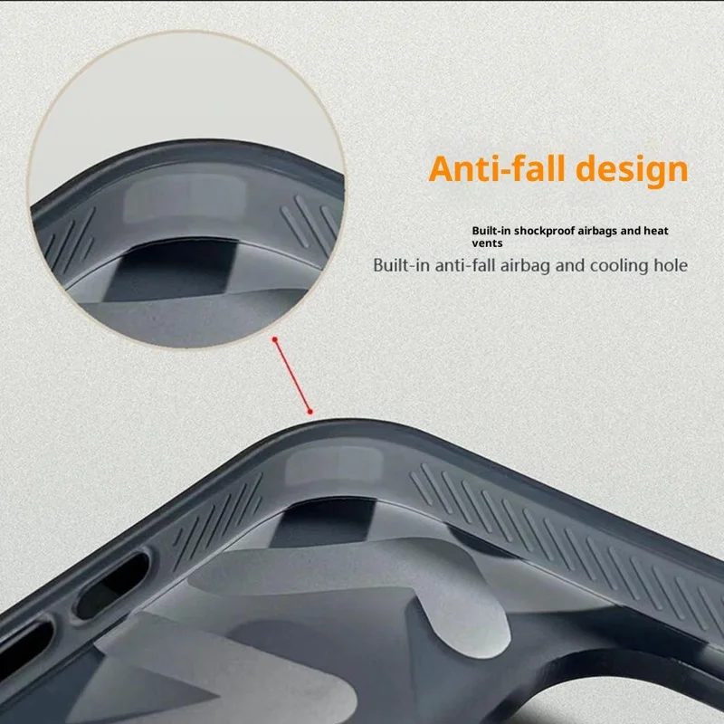 PAIKA Graffiti Series For iPhone 17 Pro Case Compatible with MagSafe PC + TPU Phone Cover - Black