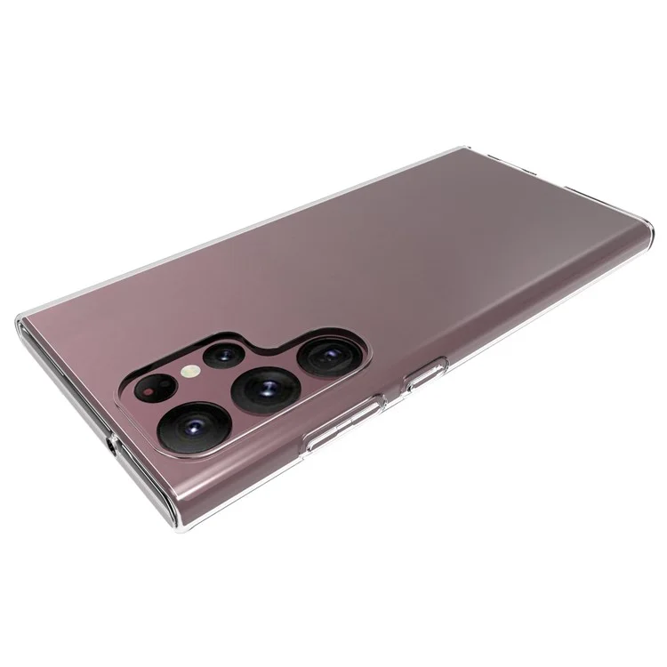 Anti-drop Transparent TPU Phone Case For Samsung Galaxy S23 Ultra 10Pcs / Pack Inner Watermark-Free Cellphone Back Cover