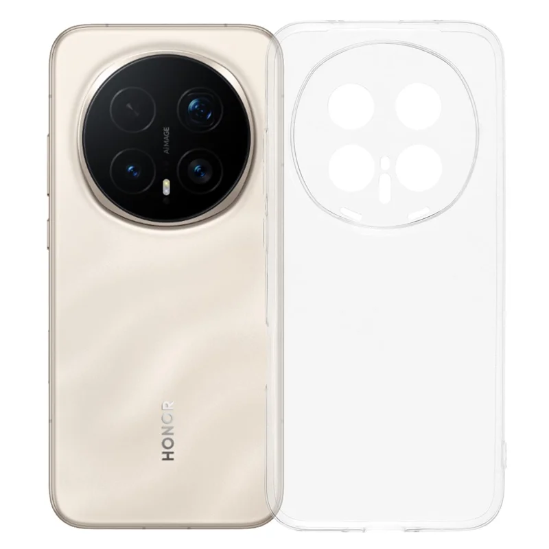 Per Honor Magic8 Pro 5G Custodia Posteriore Ultra Sottile Flessibile TPU Custodia Telefonica Trasparente