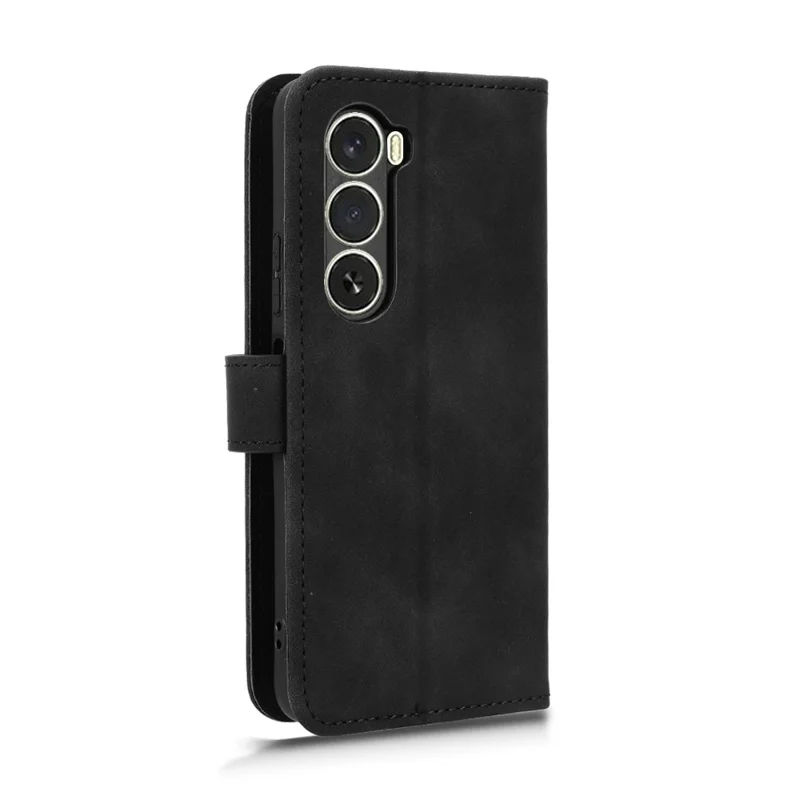 Folia do itel A100 4G, etui skórzane z funkcją portfela, antypoślizgowe, z uchwytem do zawieszania, kolor czarny