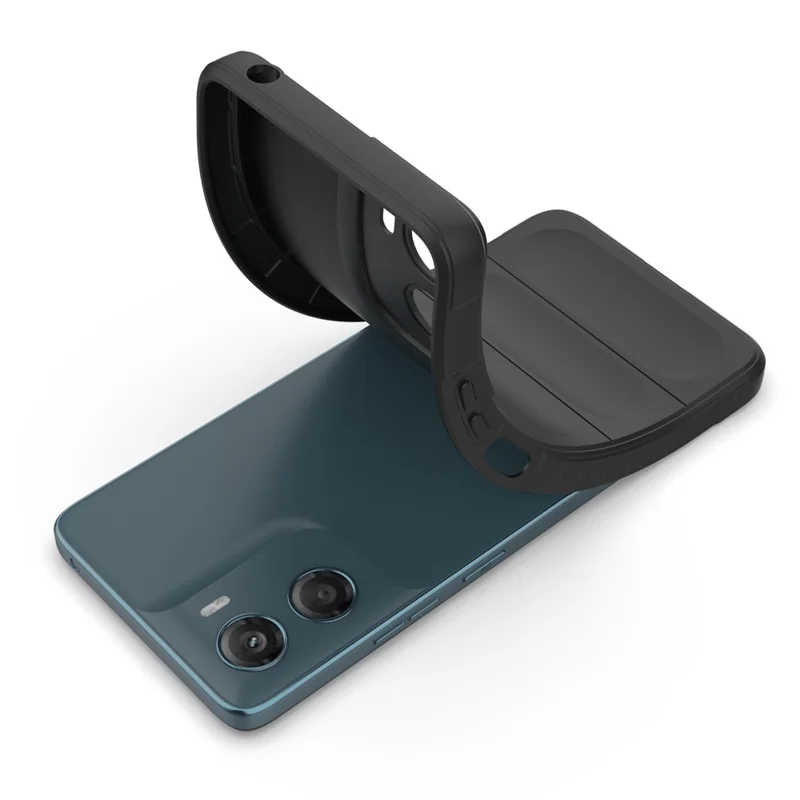 Obudowa do Motorola Moto G06 4G, odporna na upadki, miękka obudowa tylnia z trwałego TPU - Czarny