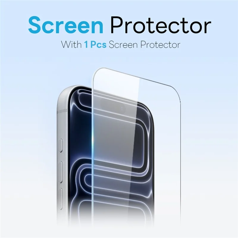 NORTHJO Für iPhone 17 Pro Max Hülle Kompatibel mit MagSafe PC + TPU Handyhülle mit Gehärtetem Glasfilm - Transparent