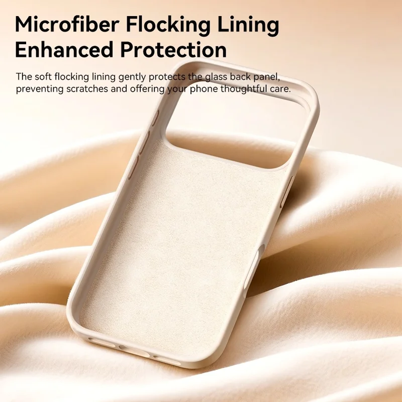 Capa ROCK para iPhone 17 Pro Compatível com MagSafe, TPU PC à Prova de Choque, Fosca - Rosa