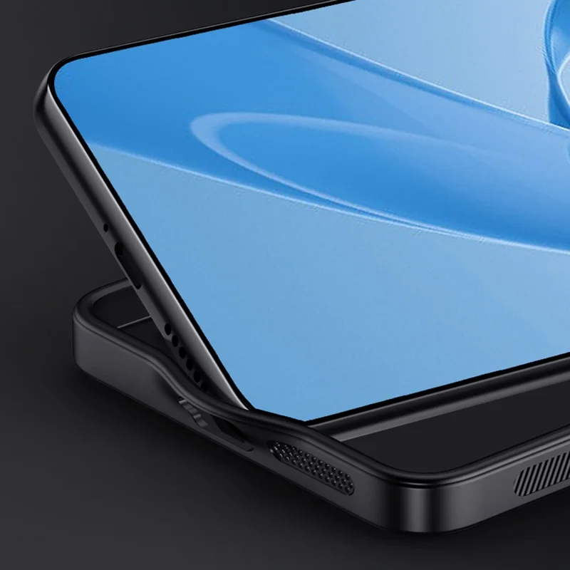 For Xiaomi Redmi K90 5G / Poco F8 Pro Case Wood Texture PU Leather Coated PC TPU Phone Cover - Black