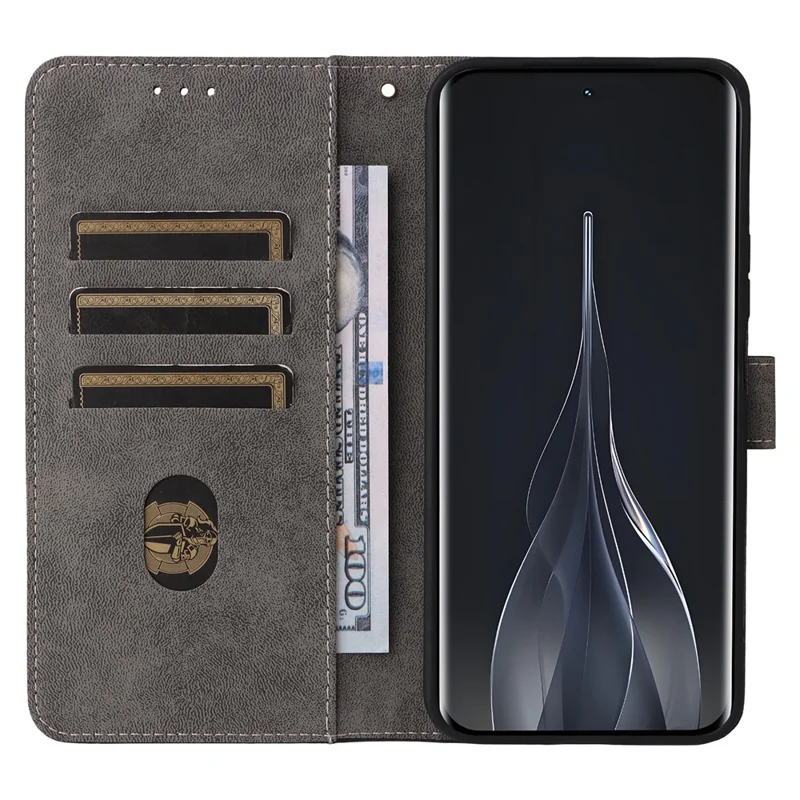 Für TECNO Spark Slim 4G / Pova Slim 5G Hülle Brieftasche RFID-Blockierung PU-Leder Handyhülle mit Ständer und Schlaufe - Braun