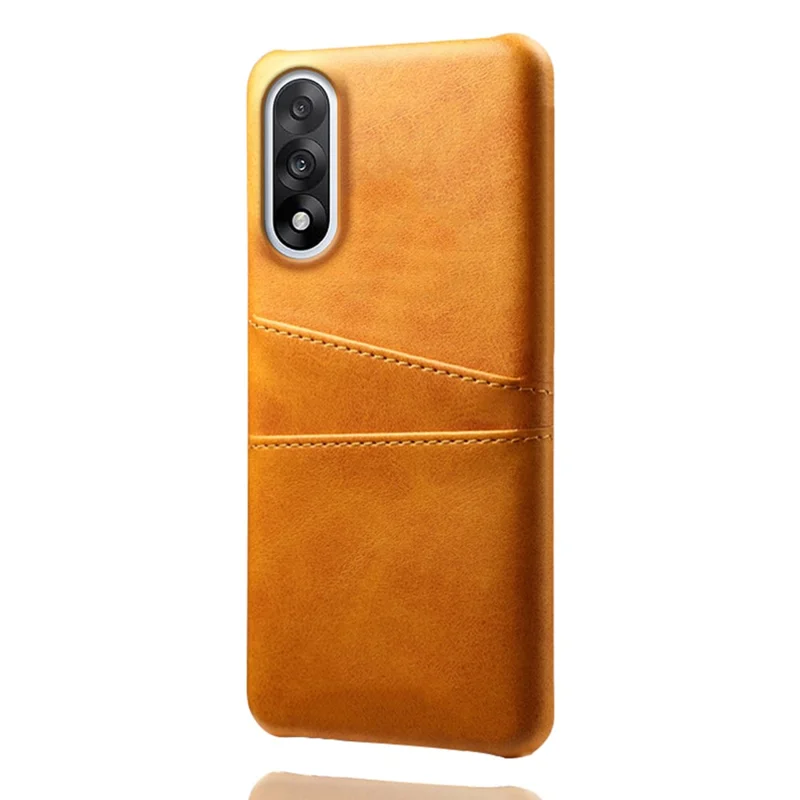 Für OnePlus Nord 5 5G / Ace 5 Ultra 5G Hülle Dual-Kartensteckplätze PU-Leder + Hartplastik-Handyhülle - Orange