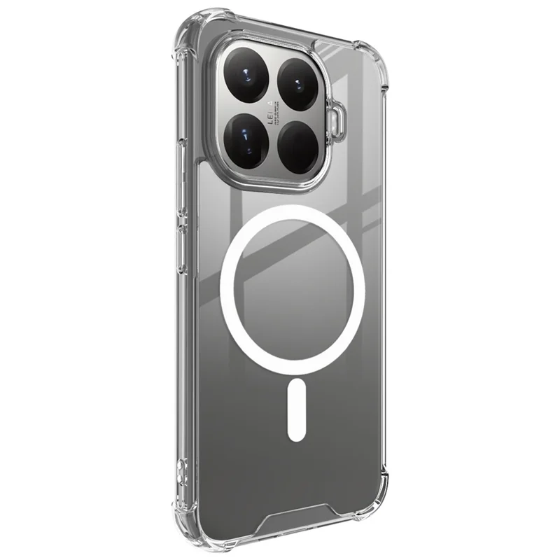 IMAK til Xiaomi 15T Pro skånlægning kompatibel med MagSafe PC + TPU beskyttende bagside til telefon