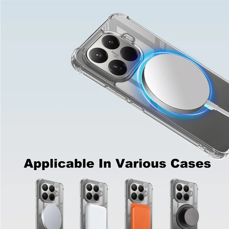 IMAK til Xiaomi 15T Pro skånlægning kompatibel med MagSafe PC + TPU beskyttende bagside til telefon