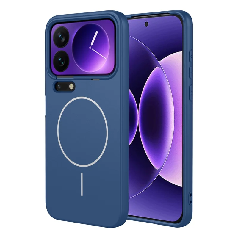 Compra al por mayor de la funda compatible con MagSafe para Xiaomi 17 Pro, funda de TPU suave para la parte posterior del teléfono, color azul