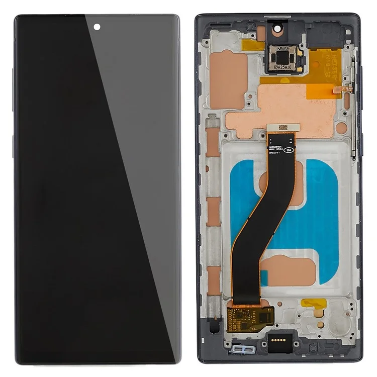 Para Samsung Galaxy Note 10 4G N970 / Nota 10 5G N971 Grade C LCD Screen And Digitizer Assembly + Parte de Substituição do Quadro (tecnologia Tft) (sem Logotipo) - Preto