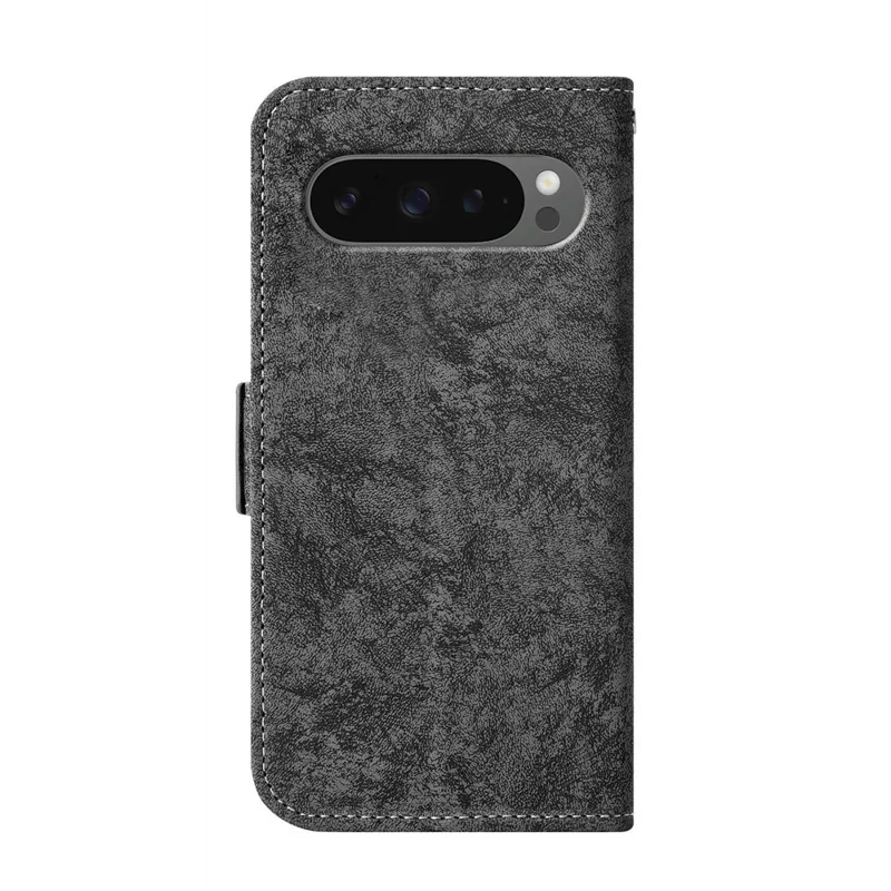 Per Google Pixel 10 Pro XL / 9 Pro XL Case Water-ink Painting Wallet PU Leathe Phone Cover con Slot per Schede Rotanti - Nero