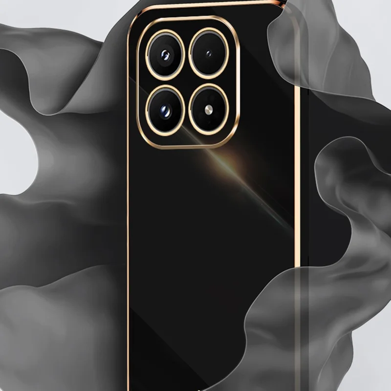 Bulk Purchasing XINLI For Xiaomi 17 Case TPU Phone Cover with Electroplating Frame - Cyan