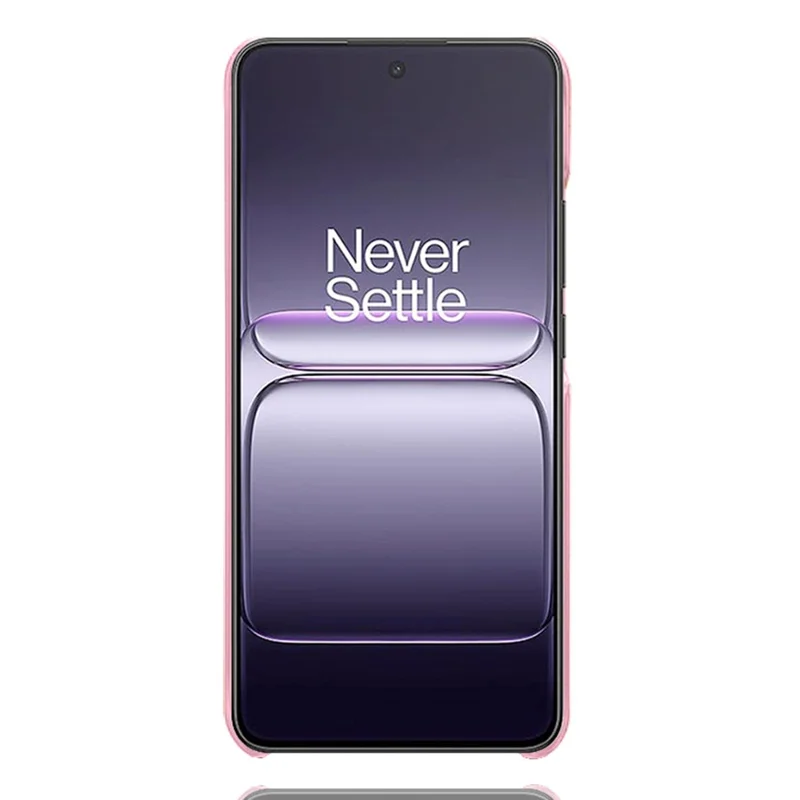 Cover per OnePlus Nord CE5 5G / Ace 5 Racing 5G in Pelle Effetto Vitello, Custodia Protettiva Rigida per Telefono con PC - Oro Rosa