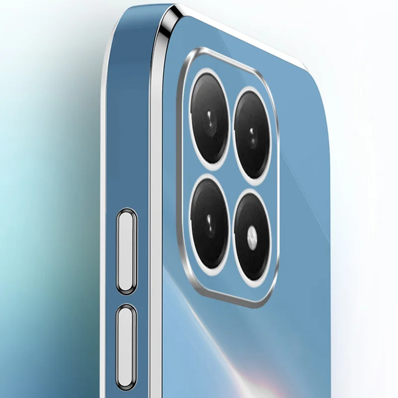 Bulk Purchasing XINLI For Xiaomi 15T Case Ring Kickstand Electroplating TPU Phone Cover - Cyan