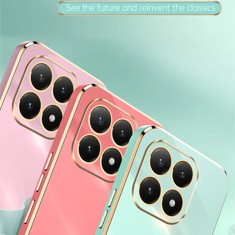 Bulk Purchasing XINLI For Xiaomi 15T Case Ring Kickstand Electroplating TPU Phone Cover - Cyan