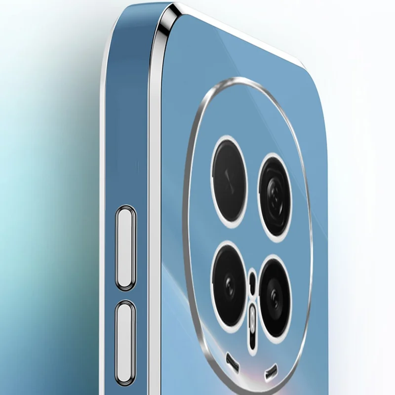 XINLI Obudowa na Honor Magic8 Pro 5G, pokrowiec na telefon z tworzywa TPU z ramką z powłoką elektrolityczną – cytrynowy