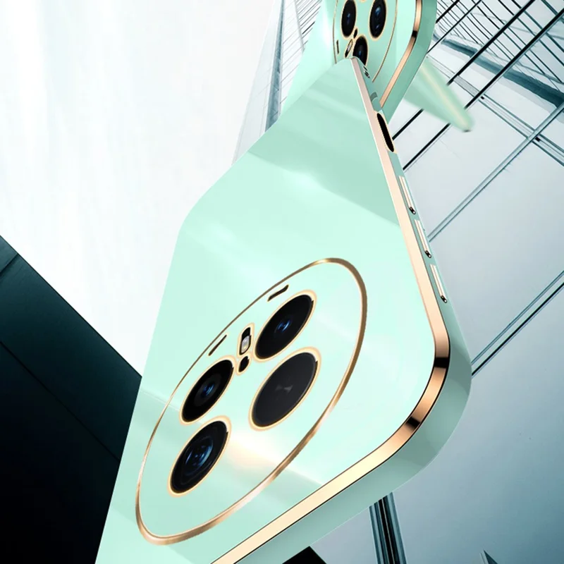 XINLI Obudowa na Honor Magic8 Pro 5G, pokrowiec na telefon z tworzywa TPU z ramką z powłoką elektrolityczną – cytrynowy